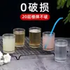 Copo de vinho copo de cerveja copo de água acrílico resistente a quedas grosso não quebrável restaurante Baijiu dois liang copo de vidro não temperado
