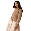 Gabardina de Cuello Alto Estilo Europeo de Alta Gama para Mujer, Nueva Moda Verano 2026 Versátil Holgada Elegante Chaqueta Top