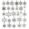 Mezcla 100 piezas navidad aceite aleación diy accesorios joyería Papá Noel Muñeco de nieve Campana Alce Colgante pulsera