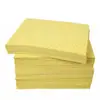 Almohadilla de advertencia amarilla, almohadilla absorbente universal para líquidos, material de polipropileno, rollo de algodón absorbente para líquidos químicos, absorción rápida de agua, almohadilla antiderrame