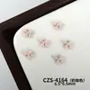Venta Caliente Decoraciones para Uñas de Aleación con Forma de Moño Coloridas Exquisitas Tridimensionales Incrustadas con Perla Corbata de Moño Decoraciones para Uñas Al por Mayor