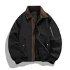 Nueva Chaqueta de Solapa para Hombre de Primavera y Otoño Estilo Coreano Moderna Deportiva Casual Traje Superior Elegante Fabricante Venta al por Mayor