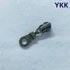 Cremallera Ykk No. Cremallera de 3 Dientes Metálicos con Deslizador de Bloqueo Automático para Bolsas, Bolsillos y Ropa, con Deslizador Antideslizante