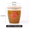 Tarro Especializado de Cerámica para Condimentos con el Personaje '' para Uso en Cocina, Adecuado para Uso Doméstico y Comercial, Tarro Estilo Chino '' para Condimentos, Sal y MSG