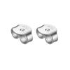 Tapones para los oídos de mariposa de plata S925, Tapones para los oídos chapados en oro de 18 quilates, Tapones para los oídos de silicona, Clavos para las orejas, Pendientes, Hebillas para las orejas, Tapas de bala para los oídos, Accesorios DIY
