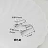 Acero de Titanio DIY Accesorios para Pendientes de Perlas Pendientes de Gota de Agua Gancho de Oreja de Perla Grande Gancho Vacío Gancho de Oreja Fundido de Acero Inoxidable