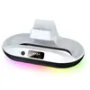 Soporte de Carga Individual Flotante para Mando de PS5 Soporte de Carga por Contacto para Mando de Juego PS5 con Luces RGB de Colores YZC-522