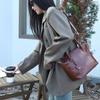 Capa Superior de Cuero Vegetal con Textura de Corteza Bolso de Mano para Mujer Bolso de Mano Casual para Viajes Cotidianos Nuevo Estilo Bolso Grande Vintage para Mujer