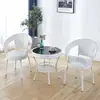 Silla de Ratán para Balcón Silla Individual con Respaldo Tejida a Mano Sala de Estar Dormitorio Silla de Ratán Giratoria Simple para el Hogar Silla de Ratán Pequeña para Exteriores