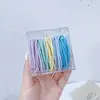 Prendedor de cabelo preto para rabo de cavalo alto para mulheres, altamente elástico e durável, não puxa nem deixa marcas no cabelo, faixa de cabelo, acessório de cabelo elástico