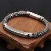 Yuhong 2023 Nova Pulseira Tecida à Mão com Padrão de Paz, Estilo Retrô Vintage Tendência Personalizado para Homens, Fabricante Popular