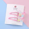Presilha Doce de Franja Infantil para Cabelos Soltos, Clipe de Resina Desenho Animado Peixe Meteoro, Acessório de Cabelo Venda por Atacado do Fabricante