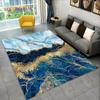 Alfombra de Área Geométrica de Mármol Azul Dorado Escandinavo Suministro Transfronterizo de Amazon Aliexpress Jt Mitad-