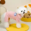 Ropa de peluche de cuatro patas para perros, Ropa para mascotas para perros pequeños y gatos, Ropa de forro polar de cuatro patas con 24 cuellos para Otoño e Invierno