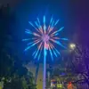 Luzes de Fogos de Artifício Dinâmicas Digitais, Luzes de Fogos de Artifício Piscantes, Impermeável para Exterior Iluminação de Hotel de Ano Novo Luzes Decorativas de Paisagem