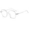 Ins Gafas Melamina Retro Estilo Coreano Moderno para Mujer Gafas Planas Anti Luz Azul Montura Grande Popular en Internet Montura Delgado