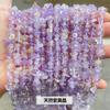 Joyería Jingdian de 5-8 mm, grava de ágata de cristal, accesorios de joyería DIY con agujeros y cuentas sueltas de forma, productos semiacabados al por mayor