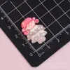 Accesorios de resina transparentes de chica de la jungla de dibujos animados Pegamento de crema DIY Imanes para refrigerador Accesorios para el cabello Llavero de zueco Parches