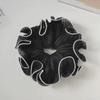 Súper Hada Cabeza de Bola Plisado Anillo para el Cabello de Intestino Grueso Elegante Cuerda para el Cabello Tocado para Mujer Lazo para Cola de Caballo Goma para la Cabeza Tendón Moda Combinable Cuerda para el Cabello