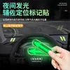 Ferramenta de Posicionamento para Dirigir para Iniciantes: Adesivo Luminoso para o Banco do Motorista Placa de Assistência à Direção para Carro Julgamento de Distância