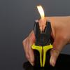 Isqueiro de Bolso Criativo Vise Isqueiro Inflável de Chama Aberta Bicolor AliExpress