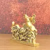 Cavalo pisando em Lingote para Ficar Rico e Atrair Riqueza, Recepção de Escritório Mesa, Sala de Estar de Casa, Ornamentos de Entrada, Presentes e Artesanato