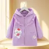 Ropa exterior protectora de otoño e invierno para niños, abrigo resistente a las manchas, chaqueta de plumas, delantal extendido, ropa exterior de manga larga para niñas y niños mayores