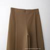 Estilo europeo y americano venta al por mayor transfronteriza 2024 invierno nuevo para mujer versión globo de cintura alta plisados casuales pantalones largos