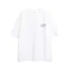 Camiseta Masculina/Feminina de Verão Nanxia Disfarçada Tecido Fresco Respirável Estampa Escrita à Mão Corte Cleanfit Manga Curta Gola Redonda Solta para Casais