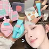 Piel hidratada, suave y pulida Cepillo para base de agua VIPABC, esponja de maquillaje de doble banda sin marcas, adecuada para uso tanto en seco como en húmedo