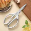 Tijeras de Cocina Multifuncionales para el Hogar para Cortar Huesos de Pollo, Verduras y Alimentos; Tijeras de Acero Inoxidable de Alta Resistencia para Cortar Multifuncionalmente Huesos de Pescado y Pollo