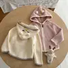 Cardigan Suéter Desenho Menina Limão Outono Inverno Novo Estilo Infantil Elegante Malha Grossa Estilo Suave Top