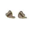 Pendientes Minimalistas y Sofisticados de Corazón Tachonados con Diamantes, Diseño de Moda Coreana, Pendientes Geniales y Versátiles