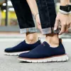 Zapatos para Hombre de Talla Grande, Moda Transfronteriza, Zapatos Casuales Transpirables, Zapatos Deportivos Ligeros de Suela Suave para Exteriores, Slip-On, Venta al por Mayor