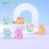 Paisaje en miniatura, creativo y lindo, brillando en la oscuridad, doce figuritas de animales del zodiaco, decoraciones del Año del Dragón, accesorios para coches y escritorios, pequeños adornos