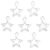 Yuenz Accesorios para Joyería DIY Colgante de Estrella Aleación Retro Colgante Pequeño de Aleación 17*15mm L340