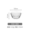 Tigela de Vidro Transparente Atacado Tigela para Salada Tigela Fofa de Alienígena Utensílios de Mesa Domésticos Tigela de Frutas Tigela de Sobremesa Tigela para Ninho de Pássaro Tigela para Temperos