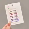 Pinzas para el pelo de estrella Dopamine para niñas, pinzas para el pelo dulces y delicadas, pinzas para flequillo de alta gama y exquisitas, pinzas pequeñas lindas para bebés