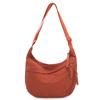 Bolso Cruzado Simple de Gran Capacidad Estilo Japonés para Mujer, Bolso de Hombro Ligero con Textura de Nailon, Bolso Tipo Dumpling Versátil y de Moda para Viajes Diarios para Mujer