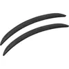 Par de cejas de rueda de coche de fibra de carbono de alta venta Arco de rueda ceja de rueda placa de hoja tira decorativa modificada borde de rueda rodeado por ceja de rueda universal
