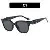 Nuevas Gafas de Sol de Marco Grande de Moda para Caras Cuadradas y Redondas, Unisex, Estilo Retro Ins, Gafas de Sol con Protección UV400