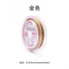 Importado de Japón Hilo de Oro Hilo Suave Hilo de Acero Hecho a Mano DIY Joyería Pulsera Collar Hilo para Perlas Accesorios para Perlas de Joyería