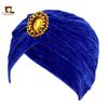 Otoño e Invierno Diamante Dorado Franela con Capucha Terciopelo Dorado Sombrero Indio Bolso Plegable con Capucha TJM-21K