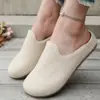 Venta Directa de Fábrica Zuecos de Fieltro Birkenstock Mocasines Planos de Espalda Semiabierta Zapatos de Exterior de Moda Transfronteriza para Personas Perezosas