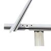 Rejilla de Techo de Aleación de Aluminio Material de Techo de Pladur Ranura Plana Lacada Borde Decorativo Resistente a la Humedad