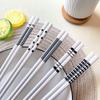 Palillos de Cerámica Estilo Hepburn para Uso en Casa, Resistentes al Moho, Antideslizantes, Antibacterianos, Resistentes a Altas Temperaturas, Comedor Familiar, Un Palillo por Persona, Vajilla de Alta Gama