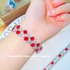Little Red Book Heavy Industry Design Blue Danube Bracelet Howe Set Bright Star River Ruby Royal Blue Color Treasure Bracelet
