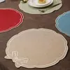 Tapetes de Mesa Bordados Atacado Transfronteiriço, Tapetes Resistentes ao Calor, à Prova de Óleo, Impermeáveis, Resistentes a Manchas, Tecido de Alta Qualidade Bordado Tapetes de Mesa de Jantar Ins