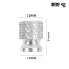 Suministro Directo de Fábrica Malla Exquisita 12mm Tapa de Válvula Aleación de Aluminio Rosca Universal para Coches y Motocicletas