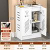 Gabinete de Almacenamiento para Router de Red, de Pie, Estante sin Perforaciones para Decodificador, Caja Cubierta para Módem Óptico de TV Wifi, Estilo de Lamas